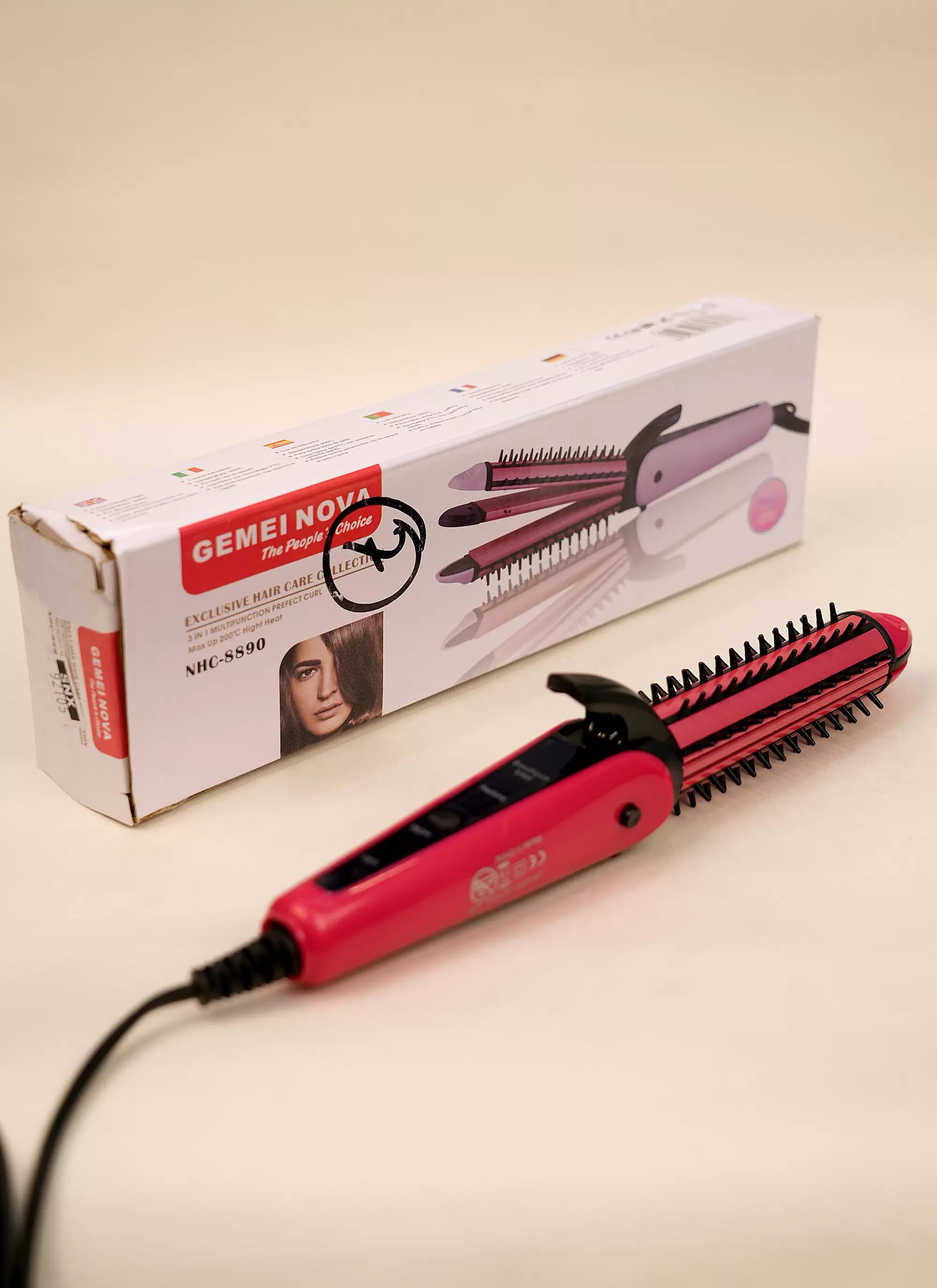 Hair Straightener Brush.