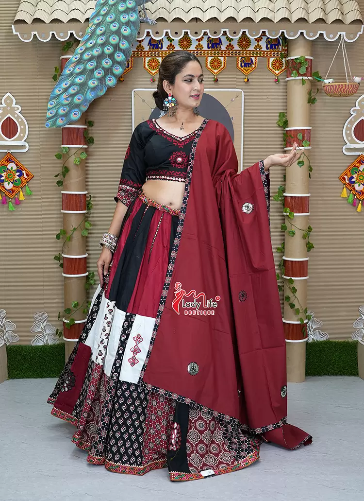 NEW DOUBLE BLOUSE CHOLI