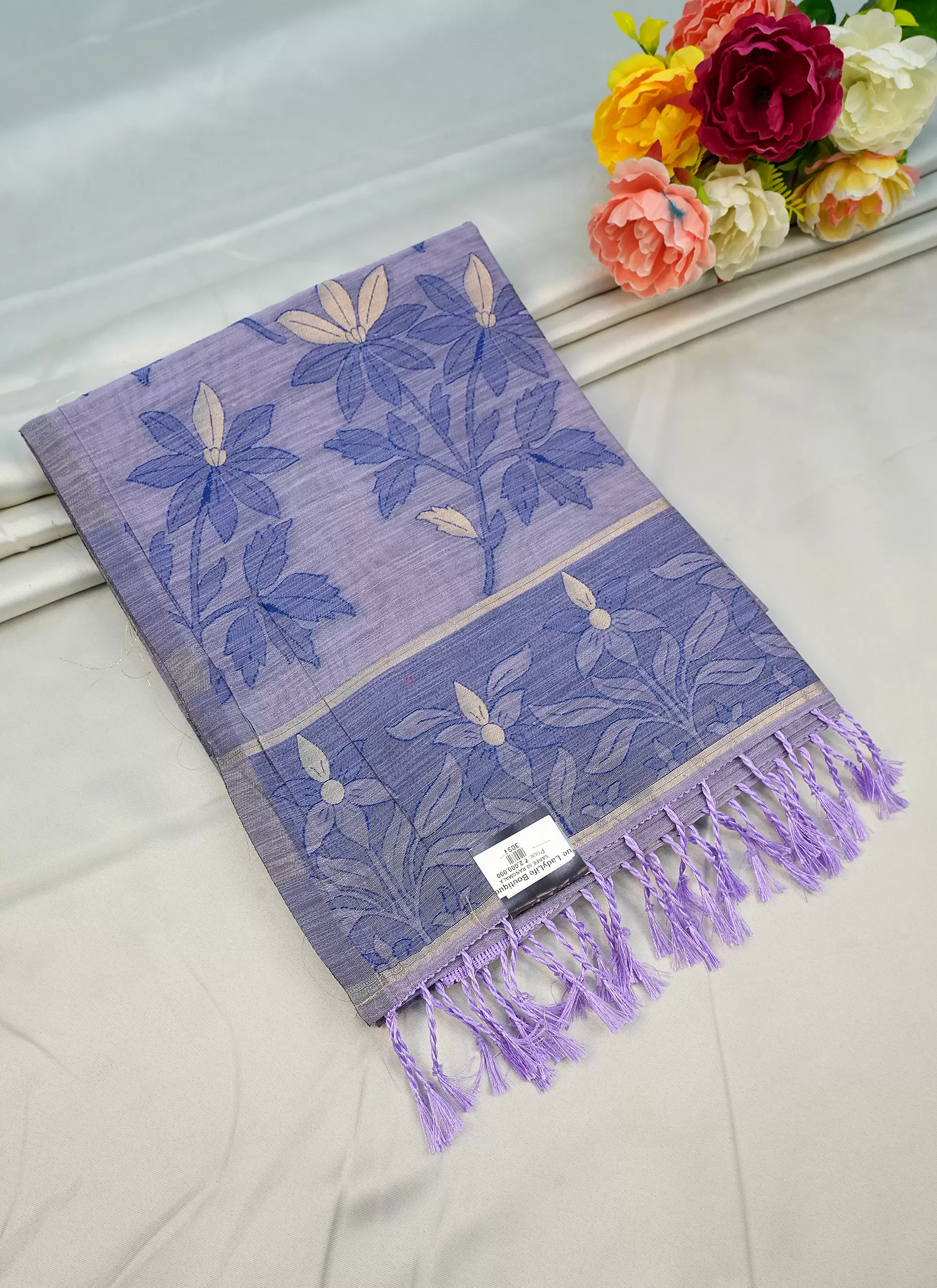 Elegant Bloom Cotton Saree