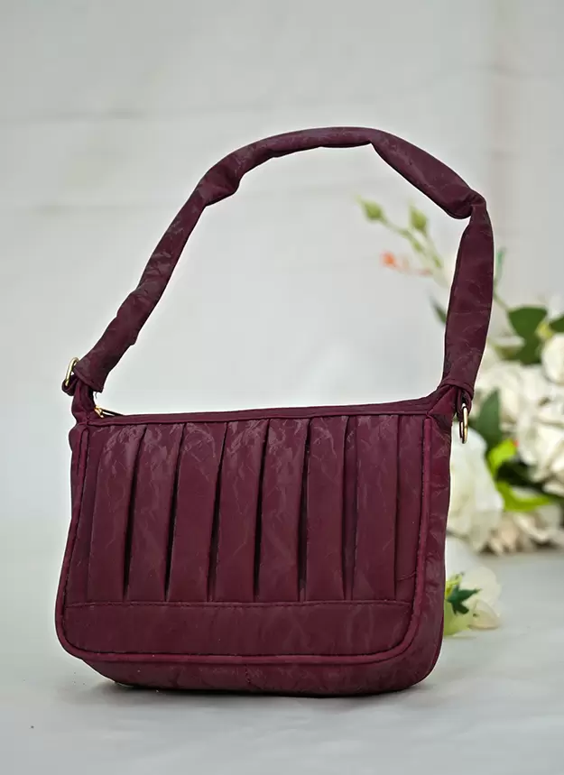 Pleated Shoulder Bag