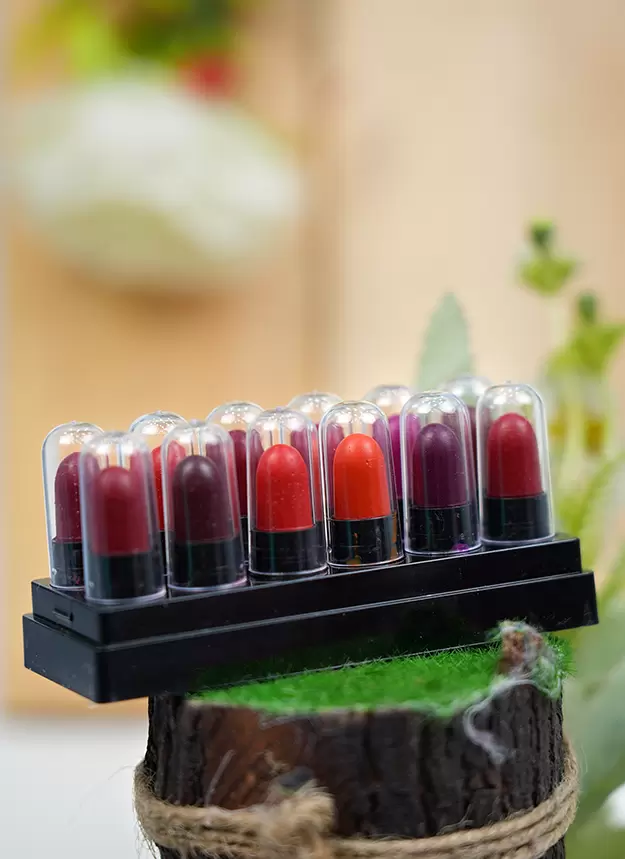 12 Shade Mini Lipstick Set