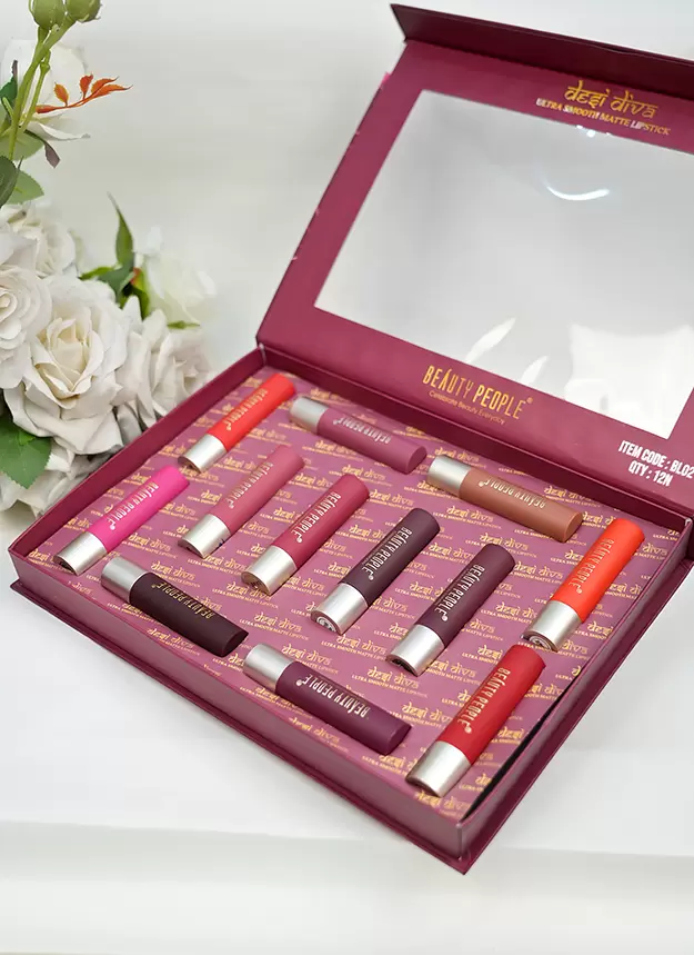 Beauty People Desi Diva Ultra Smooth Matte Lipstick Set