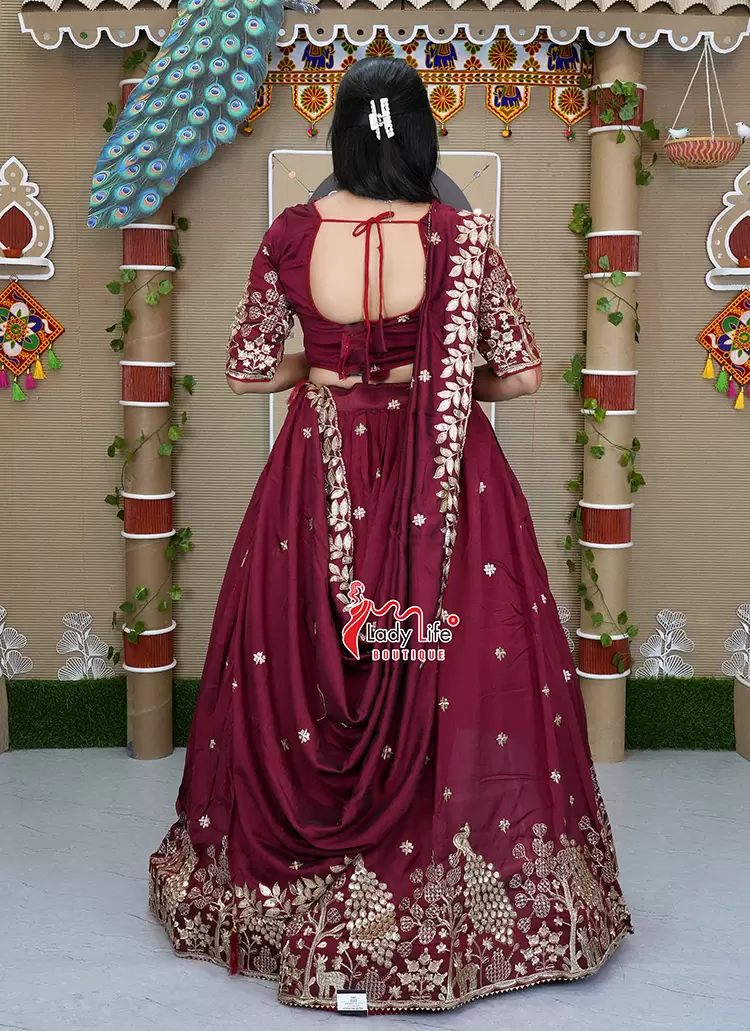 peacock lehenga choli