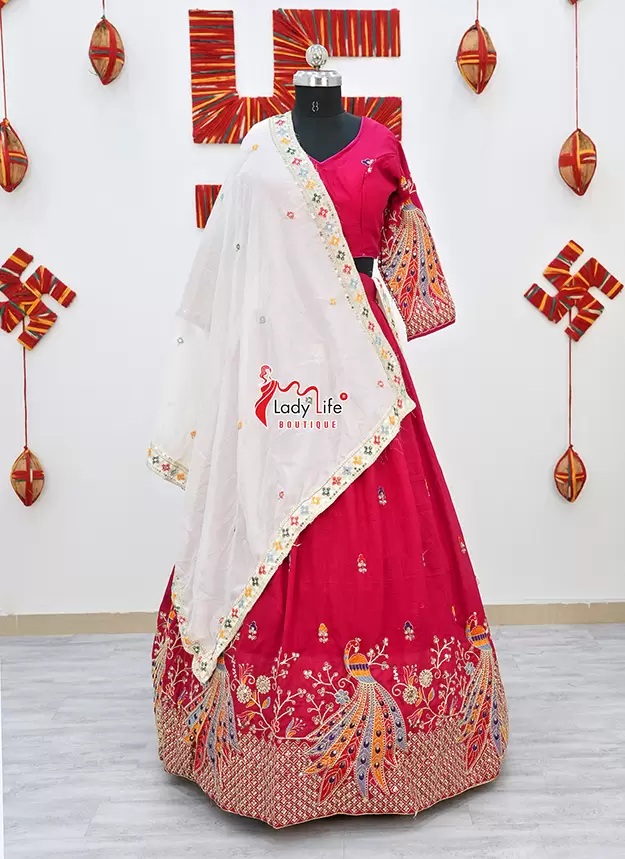 Vichitra Fabric Chaniya Choli